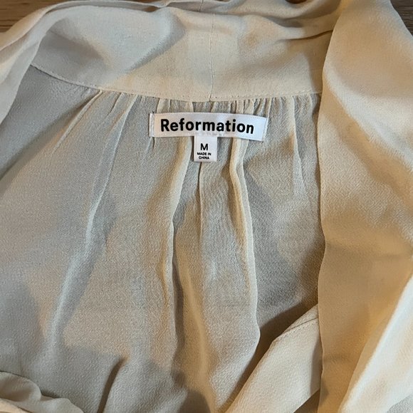 NWT Reformation Freya Top Cream Size M - Picture 3 of 4